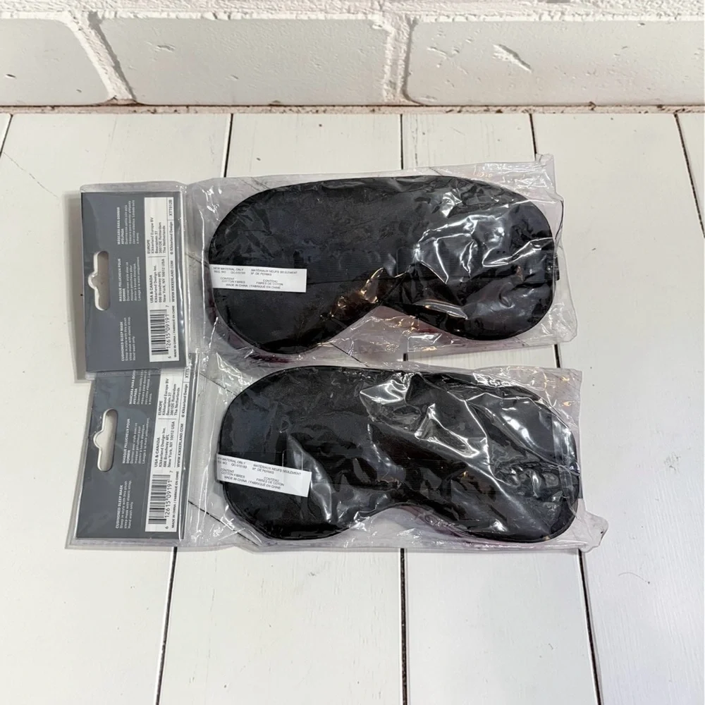 Set of 2 Cushioned Sleep Masks Do Not Disturb NIP